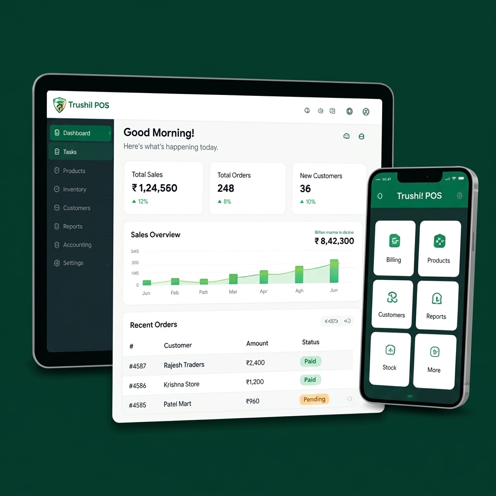 Trushti POS Dashboard